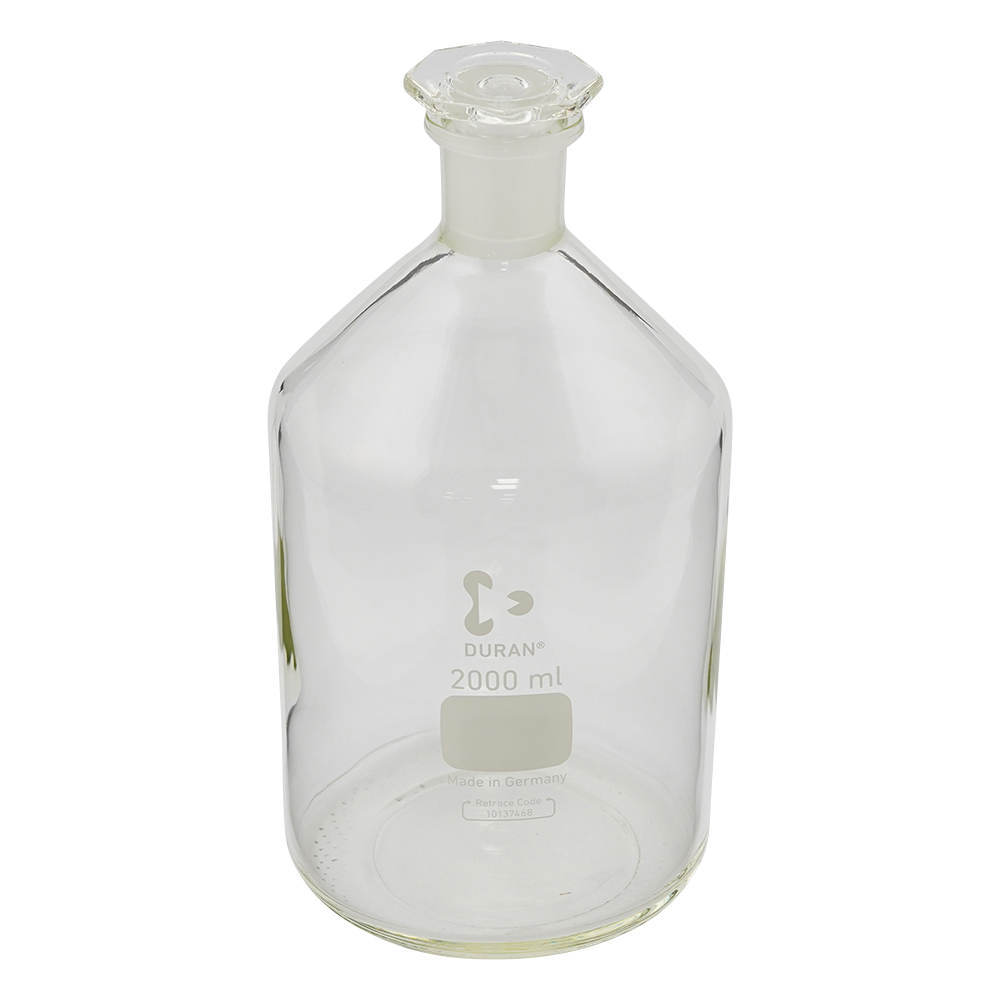 試薬瓶（栓付き）（デュラン(R)）　白　2000mL画像