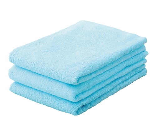 バスタオル(3枚組) ブルー 約60×120cm画像