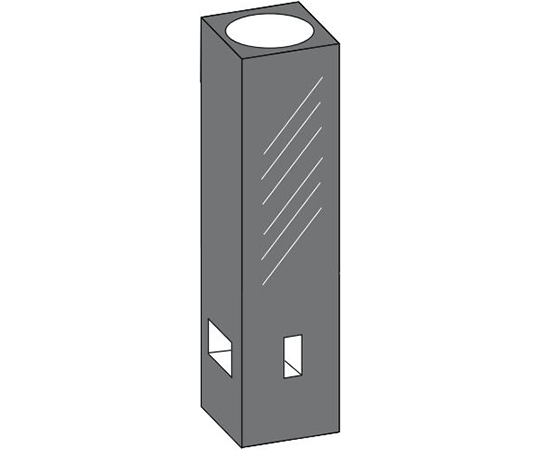 サブマイクロブラックセル（3面透明）　0.010mL　Zd：8.5mm　合成石英画像