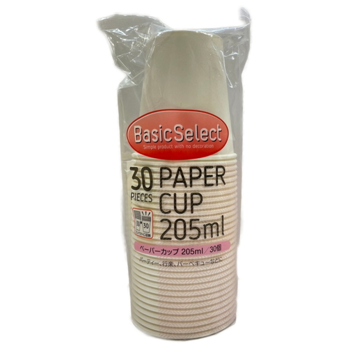 紙コップ　205ml　30個入画像