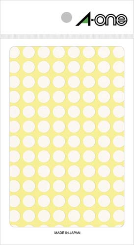 カラーラベル　白９ｍｍ丸型画像