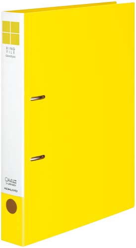 リングＦスリムスタイル黄Ａ４縦背幅４２ｍｍ１０冊画像