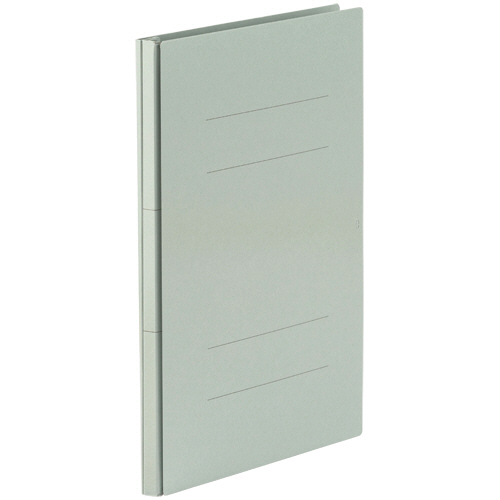 背幅伸縮ﾌﾗｯﾄﾌｧｲﾙ(PPﾗﾐ表)A4ﾀﾃ1000枚収容 背幅18-118mm ｸﾞﾚｰ 1ｾｯﾄ(10冊)画像