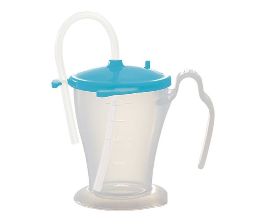 ストローカップ　ブルー画像