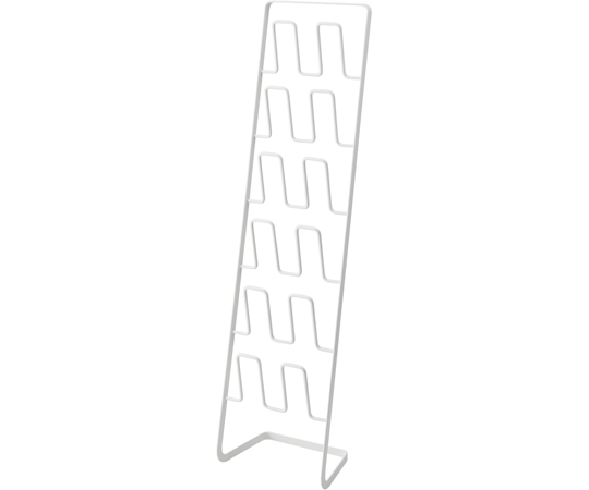 スリッパラック フレーム 6足用 スリム ホワイト