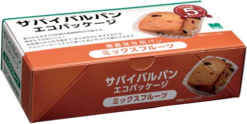 サバイバルパン　エコ　ミックスフルーツ　２４箱画像