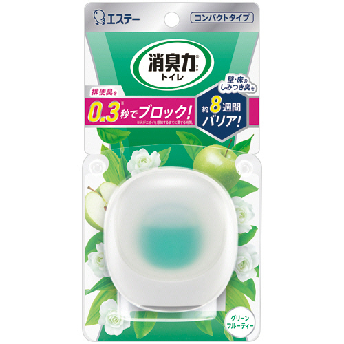 ﾄｲﾚの消臭力 ｺﾝﾊﾟｸﾄ ｸﾞﾘｰﾝﾌﾙｰﾃｨ 本体 1個画像