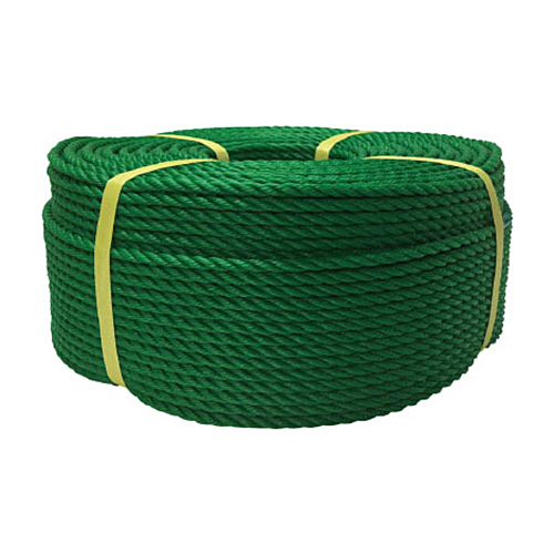 ﾛｰﾌﾟ PEﾛｰﾌﾟ巻物 6φ×200m ｸﾞﾘｰﾝ 1巻