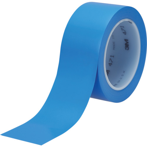 高機能ﾗｲﾝﾃｰﾌﾟ 471 青 50mm×32.9m 個装 1巻画像