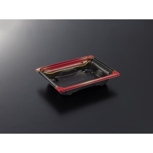 中央化学 どんぶり容器 CT 活膳 19-15 夕波R-BK 本体画像