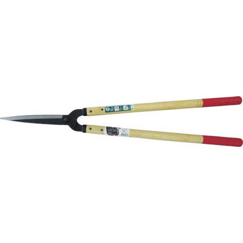 鋼典 調質 又開(門型) 刈込鋏 尺7赤塗り柄入 1丁画像