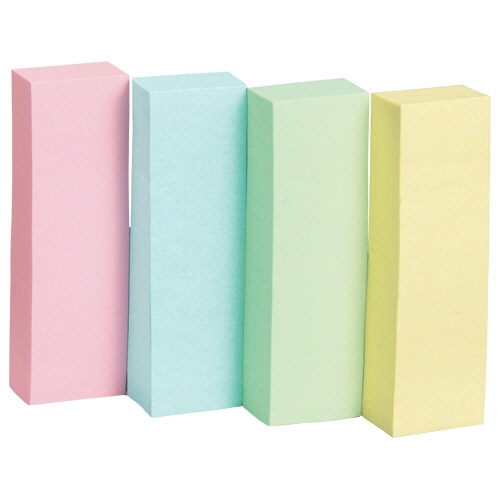 ふせん 50×15mm 4色混色 1ﾊﾟｯｸ(20冊)画像