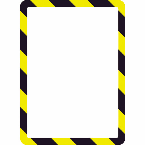 安全標識用ﾃﾞｨｽﾌﾟﾚｲﾎﾟｹｯﾄ ﾏｸﾞﾈｯﾄﾀｲﾌﾟ A4 危険 1ﾊﾟｯｸ(2枚)画像