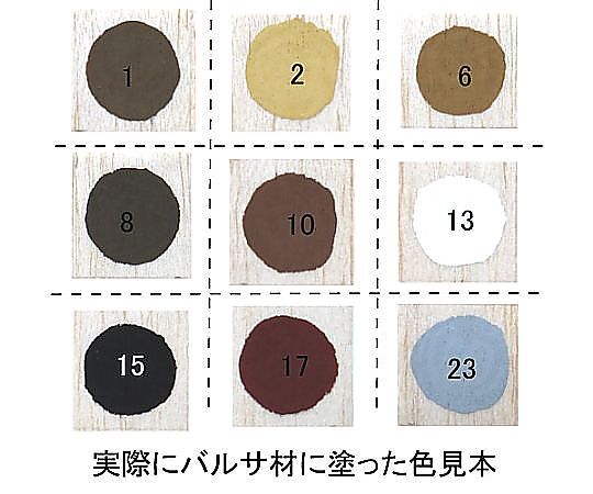 [6本組] 補修用ペイントセット 色とりどりのペイントボトルが揃った状態