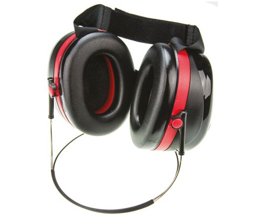 防音用イヤーマフ　ネックバンド　黒　遮音値/SNR　35dB