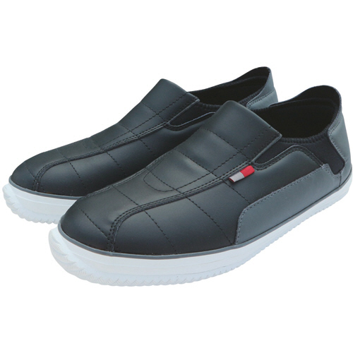 先芯入 ｶｶﾄが踏めるｽﾘｯﾎﾟﾝ ｾｰﾌﾃｨｰﾍﾟｺ ﾌﾞﾗｯｸ M 1足画像