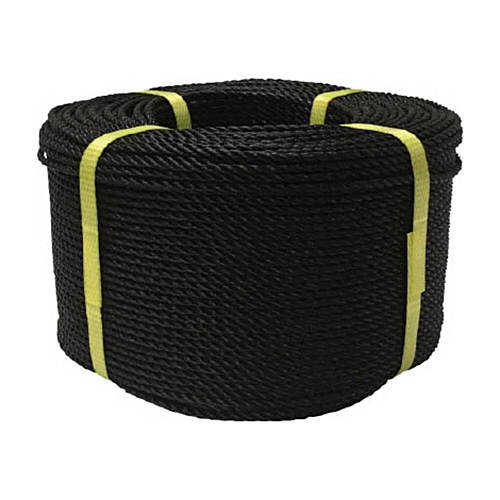 ﾛｰﾌﾟ PEﾛｰﾌﾟ巻物 3φ×200m ﾌﾞﾗｯｸ 1巻画像