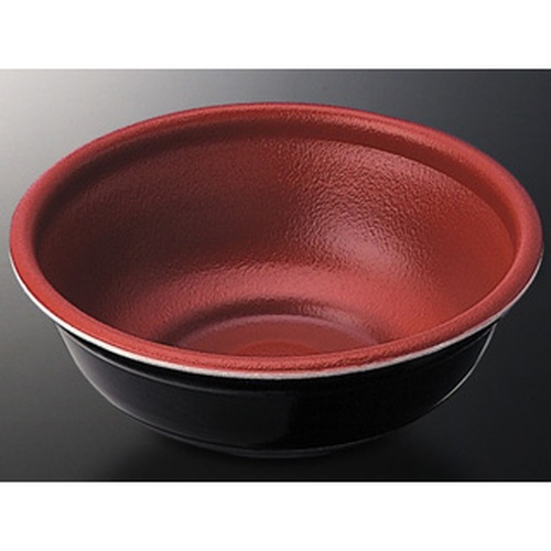 中央化学 どんぶり容器 どんぶり 小 赤-ねごろ 本体 発泡画像