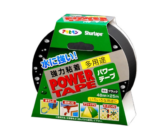 パワーテープ 25m (ブラック)画像