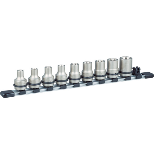 インパクト用トルクスソケット　9点セット(ホルダー付)　1セット画像
