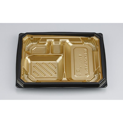 シーピー化成 弁当容器 BFNアルバ7-1平 本漆GB 本体画像