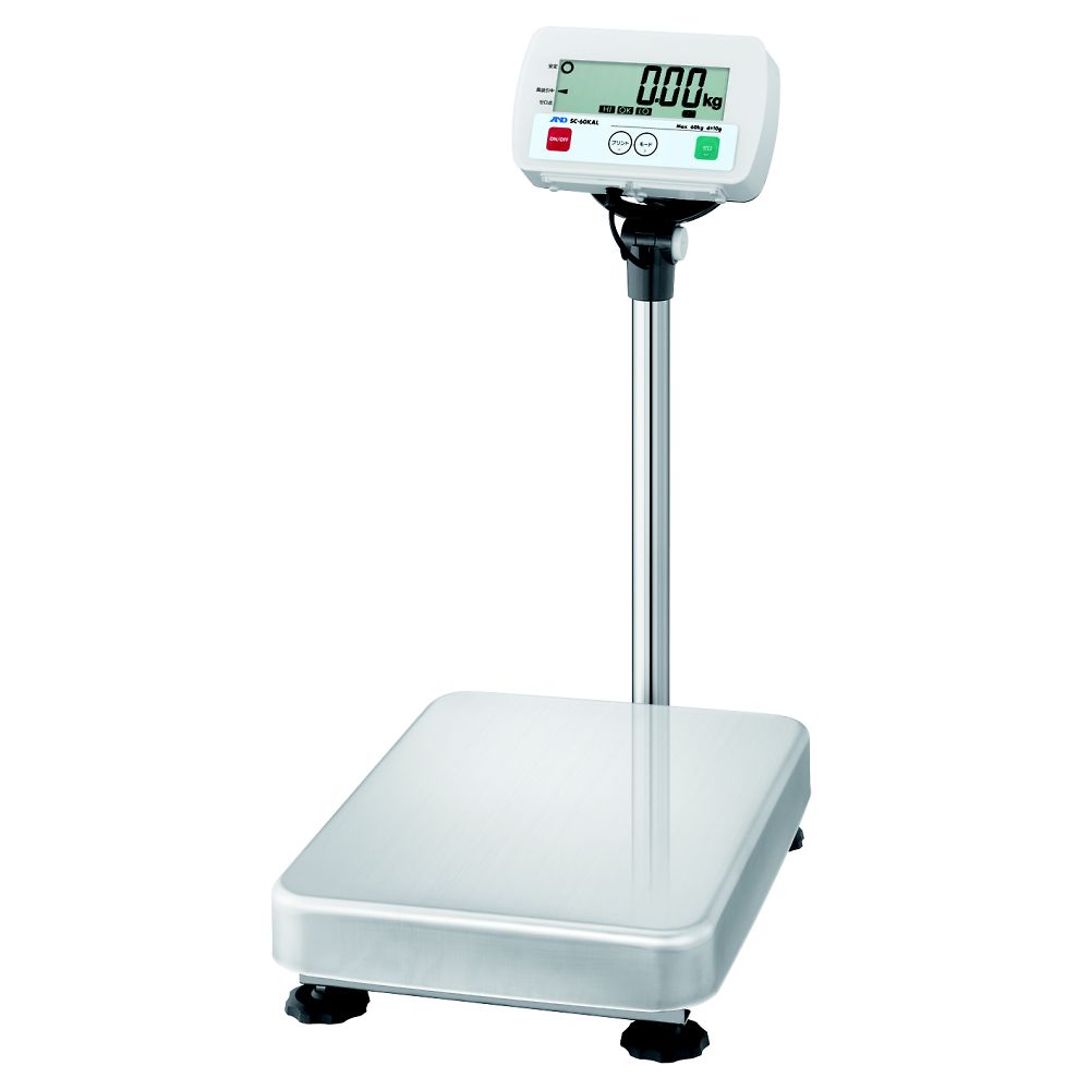 フレーム SUS304　防塵・防水台はかり SCシリーズ  ひょう量:60kg 最小表示:10g画像