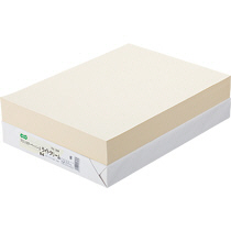 αｴｺｶﾗｰﾍﾟｰﾊﾟｰII B4 ﾗｲﾄｸﾘｰﾑ 1ｾｯﾄ(2500枚:500枚x5冊)画像