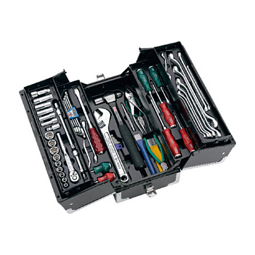 ﾂｰﾙｾｯﾄ(ｵｰﾄﾒｶﾆｯｸ用) 63点ｾｯﾄ ﾌﾞﾗｯｸ 1ｾｯﾄ画像