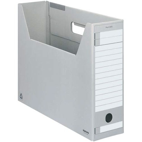 ファイルボックス　Ｄタイプ　Ａ４横　灰　１０個画像
