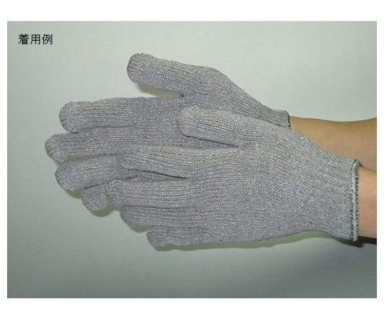 綿特軍手 (7ゲージ) グレー フリー (12双組×10袋)画像