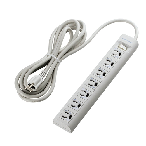 抜け止めﾏｸﾞﾈｯﾄ雷ﾀｯﾌﾟ 集中ｽｲｯﾁ付 3P･7個口 3.0m 1個画像