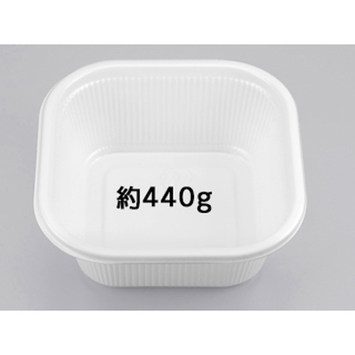 シーピー化成 どんぶり容器 BF-77 ホワイト 本体 発泡画像