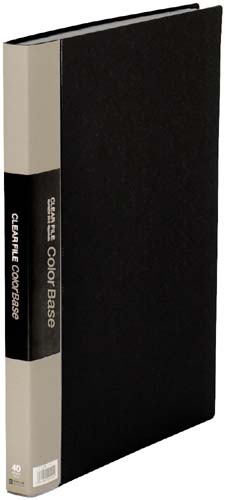 カラーベース固定式　Ｂ４縦４０ポケット　黒画像