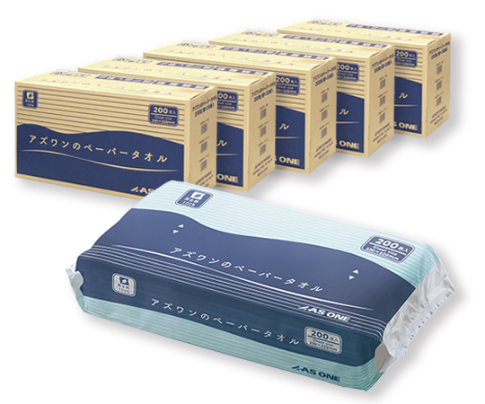 アズワンのペーパータオル　1ケース(200枚/袋×30袋入)×5ケース入画像