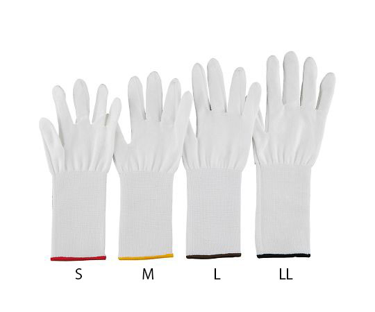 アズツール耐切創ロング手袋（レベル5・コート無）　黒　LL画像