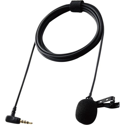 クリップ付きピンマイク　４極