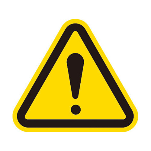 三角ﾗﾍﾞﾙ危険 50mm(一辺の長さ) 1ﾊﾟｯｸ(10枚)画像