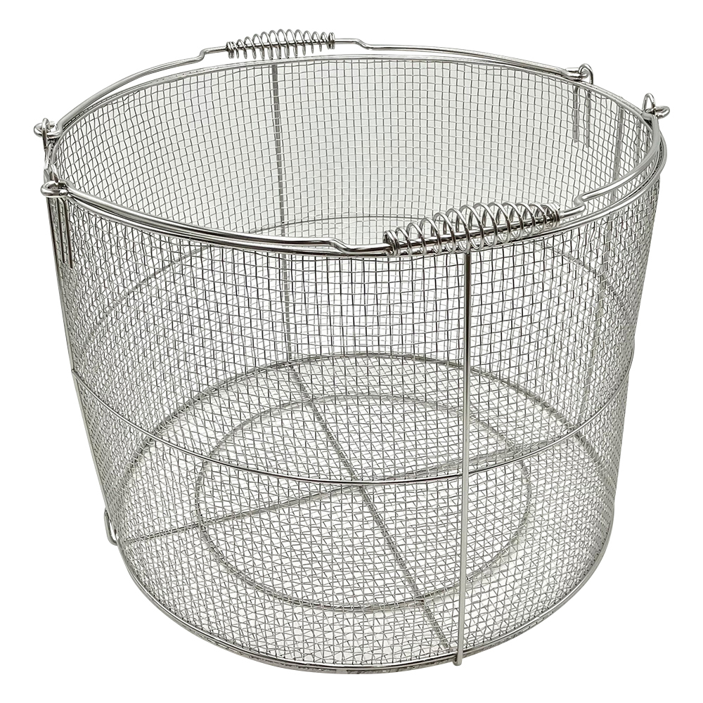 ステンレス洗浄カゴ　丸型画像