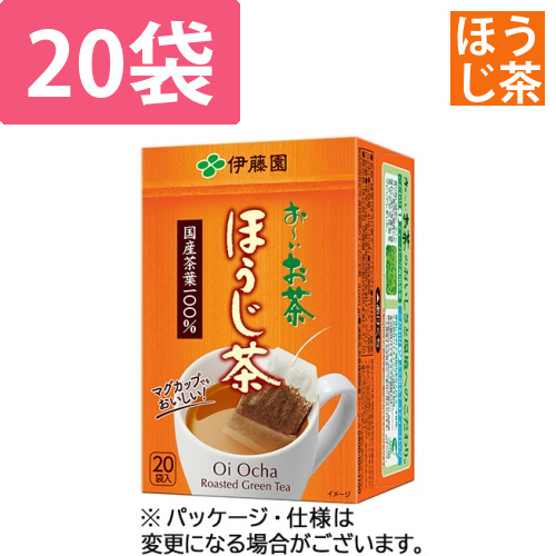 おーいお茶　ほうじ茶　エコティーバッグ　1箱(20バッグ)画像