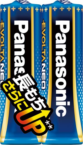 アルカリ乾電池　エボルタＮＥＯ　単３　２本入画像