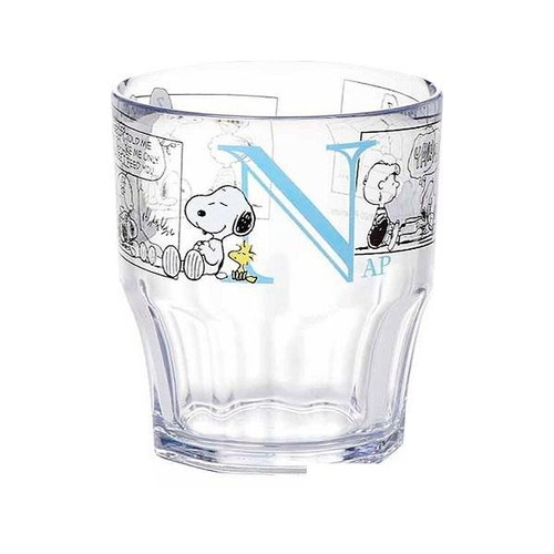 コップ ピーナッツ プラカップ ライトブルー N画像