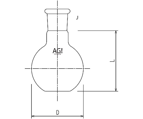 短首平底フラスコ　1000mL　29/42画像