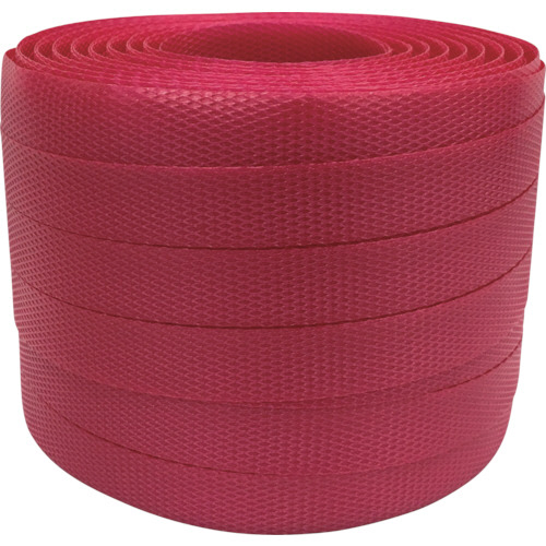 梱包用品 PPﾊﾞﾝﾄﾞ 15.5mm×100m ﾚｯﾄﾞ 1個画像