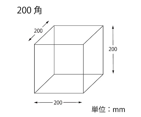 アクリルサイコロ 5面体 200角 色鮮やかなサイコロが並び、各面に異なる数字が描かれている様子