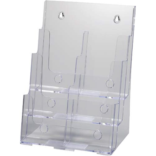 カタログスタンド　Ａ４　３段　クリア画像