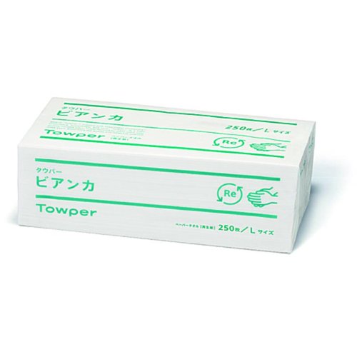 ペーパータオル タウパー ビアンカL 250枚/パック×12 日本製紙クレシア