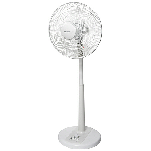 TEKNOS 35cmﾊｲﾎﾟｼﾞﾘﾋﾞﾝｸﾞﾒｶ(ﾎﾞﾀﾝ式)扇風機 ﾎﾜｲﾄ 1台画像