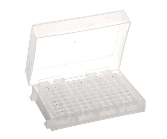 96ウェルPCRラック　透明　5個入画像