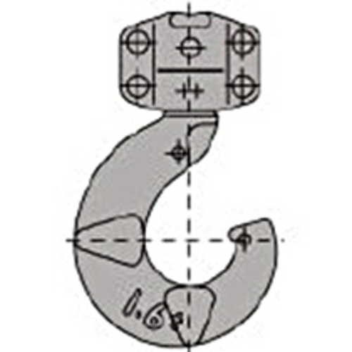 LB016用 L5形ｼﾀﾌｯｸ組 造船用 1個画像