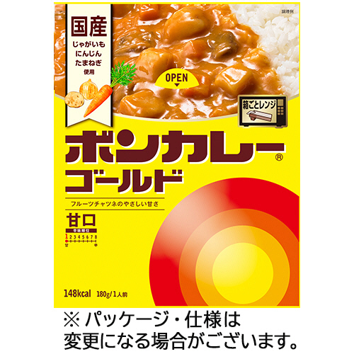 ﾎﾞﾝｶﾚｰｺﾞｰﾙﾄﾞ 甘口 180g 1ｾｯﾄ(10食)画像